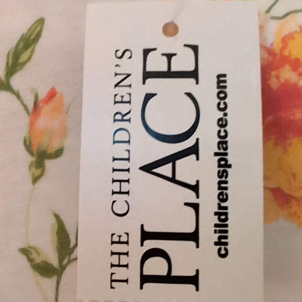 The Children's Place Floral Butterfly Girls Dress. Size 5T. NEW